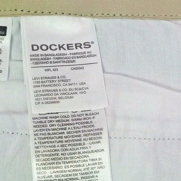 Bundle “3 x $20" Dockers Men's B&T Original Flex Waist Blue Shorts - Picture 6 of 9